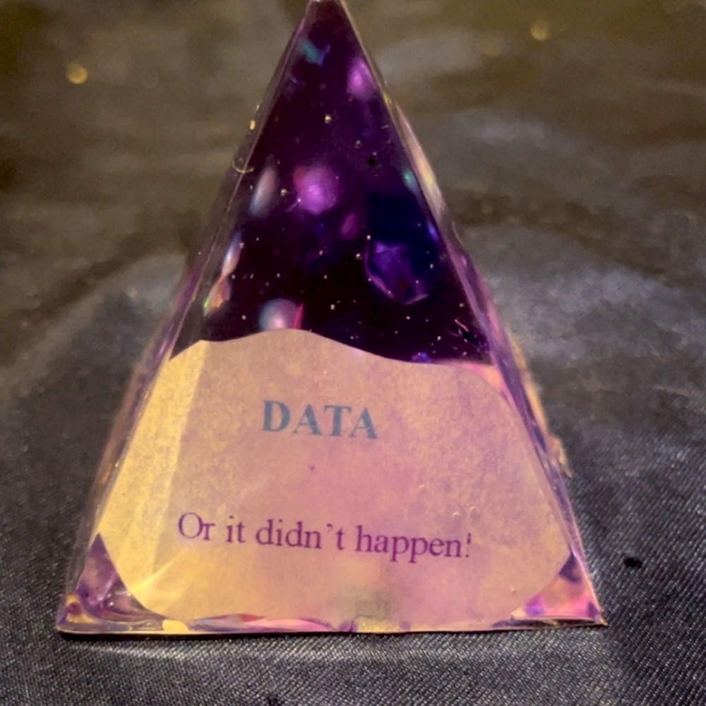 For the data lover in your life! Awesome boss, teacher, therapist gift!